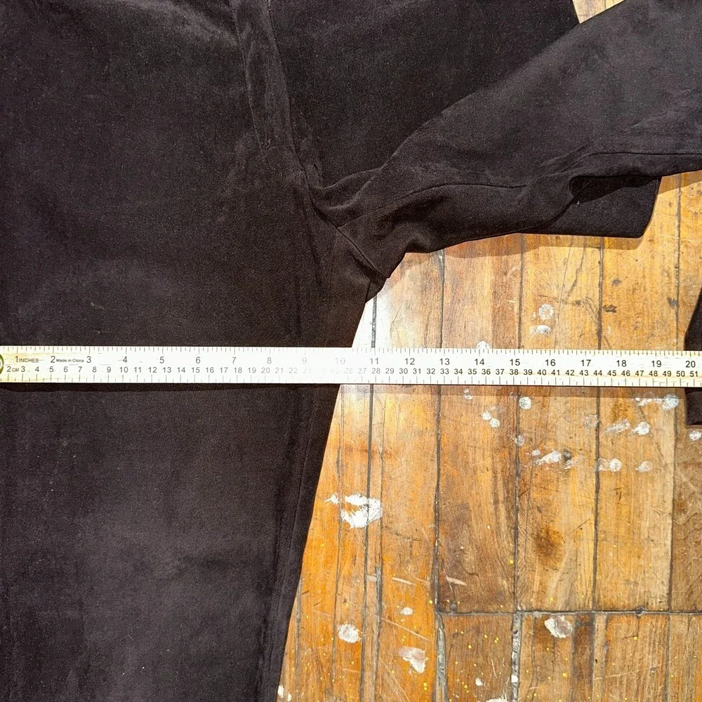 Old Navy Pants Women's Size 4 Brown Solid Flat Front Slim Fit Straight Leg Comfy
